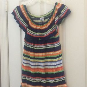 FINAL MARKDOWN Ladies’ indigo Peasant Blouse medium